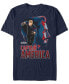 ფოტო #1 პროდუქტის Marvel Men's Avengers Infinity War Captain America Pop Art Posed Profile Short Sleeve T-Shirt