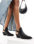 AllSaints Desola leather western mules in black Черный, 38 - фото #4