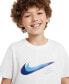 Фото #3 товара Футболка для малышей Nike графическая с логотипом из хлопка.