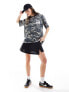 Фото #5 товара ASOS DESIGN oversized t-shirt with graphic in washed camo print