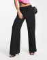 & Other Stories tailored trousers in black