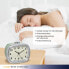 TFA Electronic alarm clock mint - Quartz alarm clock - Rectangle - Mint colour - Silver - Plastic - Analog - Battery