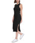 ფოტო #3 პროდუქტის Women's Ribbed Sleeveless Midi Dress