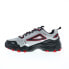 Фото #3 товара Fila Oakmont Trail 1JM01631-053 Mens Gray Leather Athletic Hiking Shoes 8
