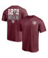 Фото #1 товара Men's Maroon Texas A&M Aggies Hometown Collection 2-Hit T-shirt