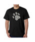 Фото #1 товара Men's Word Art T-Shirt - Dog Paw