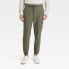 Фото #1 товара Men's Tapered Tech Cargo Jogger Pants - Goodfellow & Co Olive Green S