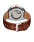 ფოტო #3 პროდუქტის Men's Five Points Brown Leather Watch 40mm
