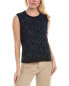 Фото #1 товара Oscar De La Renta Acorn Inset Silk-Blend Tank Women's Navy L