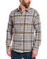 Point Zero Light Brush Flannel Shirt Men's Grey S