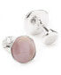 Фото #2 товара Men's Sterling Silver Classic Formal Mother of Pearl Cufflink