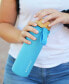 Фото #15 товара Venice Glass Water Bottle with Bamboo Lid and Protective Sleeve, 22.6 fl oz Capacity