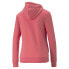 Puma Ess Logo Pullover Hoodie Womens Pink Casual Outerwear 846861-35