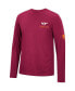 Men's Maroon Virginia Tech Hokies Mossy Oak SPF 50 Performance Long Sleeve T-shirt