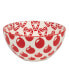 Peppermint Candy 30 oz All Purpose Bowls Set of 6, Service for 6