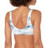 Body Glove Standard May Bikini Top Peekaboo Front Bow Cloud Blue Rib, XL