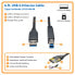 Фото #1 товара Tripp U322-006-BK USB 3.2 Gen 1 SuperSpeed Device Cable (A to B M/M) Black - 6 ft. (1.83 m) - 1.83 m - USB B - USB A - USB 3.2 Gen 1 (3.1 Gen 1) - Male/Male - Black