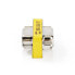 Nedis CCVC59810ME - VGA - Silver - Yellow - Male/Male - Straight - 25 pc(s)