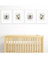Фото #2 товара Little Bumblebee - Unframed Bee Decor Linen Paper Wall Art Artisms 8 x 10" 4 Ct