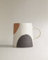 Stoneware mug with speckles x collagerie