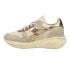 Фото #3 товара Diadora Venus Queen Metallic Lace Up Womens Off White Sneakers Casual Shoes 179