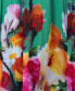 Women's Floral-Print Halter Gown