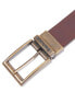 ფოტო #2 პროდუქტის Men's Reversible Tartan to Leather Belt