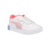 Puma Cali Valentines Ac Perforated Logo Lace Up Toddler Girls White Sneakers Ca