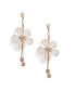 ფოტო #1 პროდუქტის Women's Flower Hoop Earrings