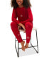 ფოტო #5 პროდუქტის GapBody Women's 2-Pc. Packaged Long-Sleeve Jogger Pajamas Set