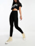 ASOS DESIGN 2 pack leggings in black