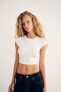 COTTON AND MODAL CROP TOP