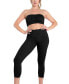 ფოტო #2 პროდუქტის Plus Size High-Waist Seamless Control Shapewear Leggings