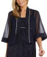 Women's Crinkle-Pleated Maxi Dress & Jacket