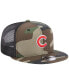 ფოტო #4 პროდუქტის Men's Camo Chicago Cubs Trucker 9FIFTY Snapback Hat