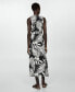 ფოტო #3 პროდუქტის Women's Bow Printed Dress