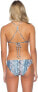 ISABELLA ROSE 285973 Womens Snakeskin Sliding Triangle Bikini Top, Size M
