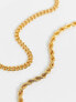 Фото #6 товара ASOS DESIGN pack of 4 fine chain bracelets in gold tone