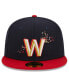 Men's Navy Washington Nationals Cooperstown Collection Retro City 59FIFTY Fitted Hat