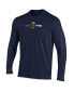 Фото #2 товара Men's and Women's Navy Notre Dame Fighting Irish 2024 On-Court Bench Unity Performance Long Sleeve T-shirt