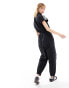 Фото #8 товара adidas Trio woven jumpsuit in black