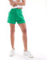 Фото #4 товара Stradivarius linen look short in green