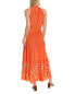Фото #2 товара Ramy Brook Kahlil Maxi Dress Women's Orange Xs