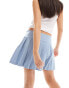 Фото #5 товара Pimkie pleated mini skirt in light blue