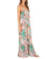 Juniors' Palmetto Sunset Tiered Maxi Dress