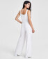 Women's Sleeveless Seamed-Bodice Jumpsuit, Created for Macy's