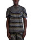 Фото #1 товара Men's Slim-Fit Textured Stripe Pocket T-Shirt