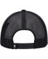 ფოტო #5 პროდუქტის Men's Black Logo Corp Staple Trucker Snapback Hat