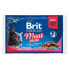 BRIT Premium Cat Meat Plate 4x100g Wet Cat Food Разноцветный, 4x100g - фото #2