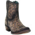 Фото #2 товара Corral Boots Cheetah Round Toe Cowboy Booties Womens Brown Casual Boots C3627